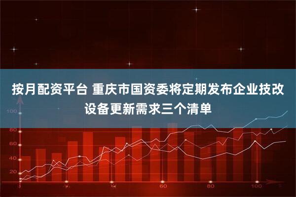 按月配资平台 重庆市国资委将定期发布企业技改设备更新需求三个清单