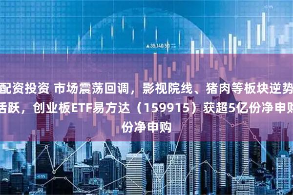 配资投资 市场震荡回调，影视院线、猪肉等板块逆势活跃，创业板ETF易方达（159915）获超5亿份净申购